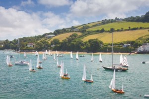 salcombe yawl sail past